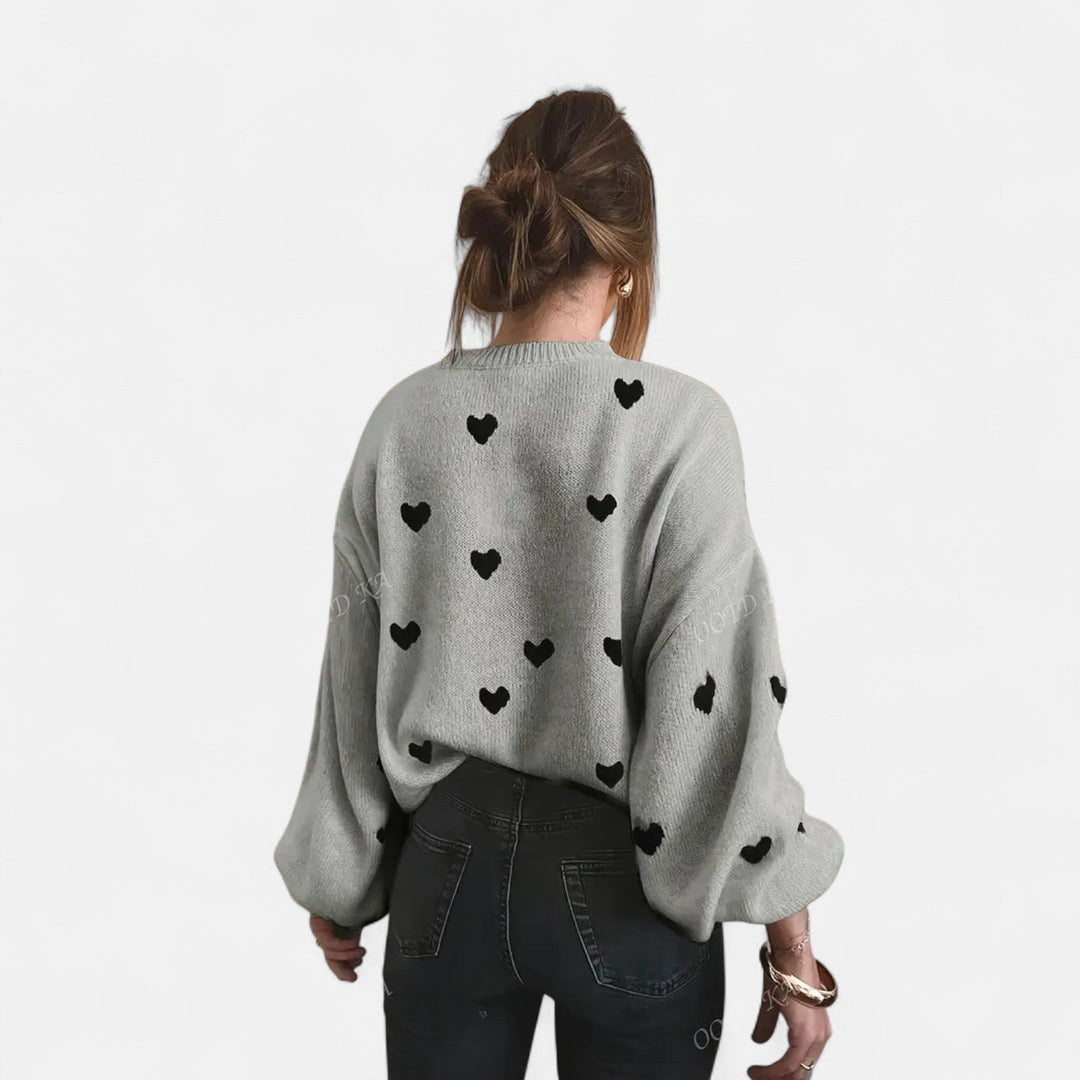 Isla Hearts Wool Sweater