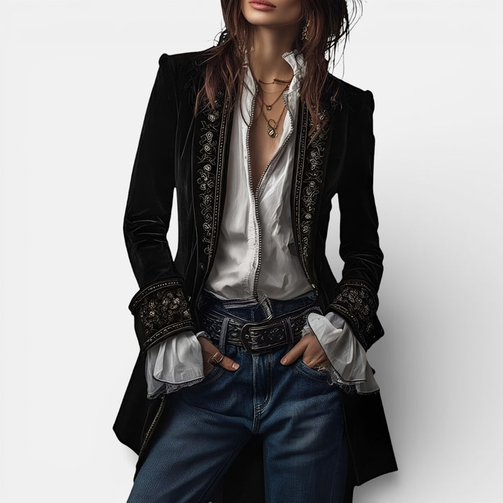 Nuria™ | Elegant Velvet Jacket