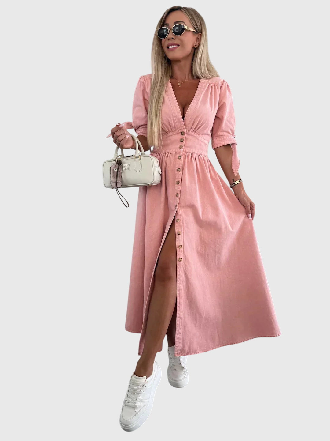 Sophia™ | Elegant Denim Dress